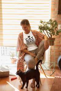 Load image into Gallery viewer, Cat Lives Matter Ngo Women&#39;s Relaxed T-Shirt
