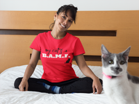Load image into Gallery viewer, My Cat&#39;s A Bad A** M&#39;Fer NBN Women&#39;s Relaxed T-Shirt
