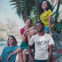 Load image into Gallery viewer, Let&#39;s Go B.... F*JB Kid Script BG Men&#39;s T-Shirt
