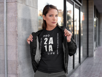 Load image into Gallery viewer, Pro 1A 2A Life, No Tread Zone Blanco Women&#39;s Relaxed T-Shirt
