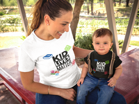 Load image into Gallery viewer, Baby Kid Lives Matter Jersey Short Sleeve T-Shirt - Black
