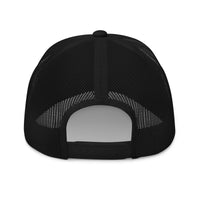 Load image into Gallery viewer, Let&#39;s Go B... F*JB White Embroidered ALOT Retro Trucker Cap

