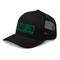 Load image into Gallery viewer, Retro Trucker Cap LGBFJB Blackout GR

