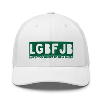 Load image into Gallery viewer, Retro Trucker Cap LGBFJB Blackout GR

