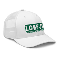 Load image into Gallery viewer, Retro Trucker Cap LGBFJB Blackout GR
