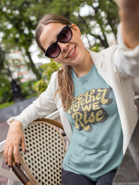 Load image into Gallery viewer, Together We Rise Women&#39;s Relaxed T-Shirt
