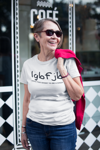 Load image into Gallery viewer, Let&#39;s Go B.... F*JB Kid Script Ngo Women&#39;s Relaxed T-Shirt
