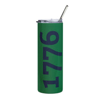 Load image into Gallery viewer, 1776 Green/Navy Stainless Steel Tumbler
