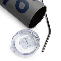 Load image into Gallery viewer, 1776 Gray/Navy Stainless Steel Tumbler
