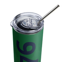 Load image into Gallery viewer, 1776 Green/Navy Stainless Steel Tumbler
