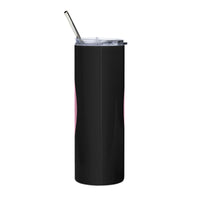 Load image into Gallery viewer, Rock+Reb£llion Rock Star Stainless Steel Tumbler - Black/Pink
