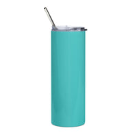 Load image into Gallery viewer, Let&#39;s Go B.... F*JB Lt. Blue LC Stainless Steel Tumbler
