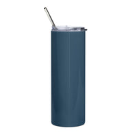 Load image into Gallery viewer, Non-Bidenary Blue/White Stainless Steel Tumbler
