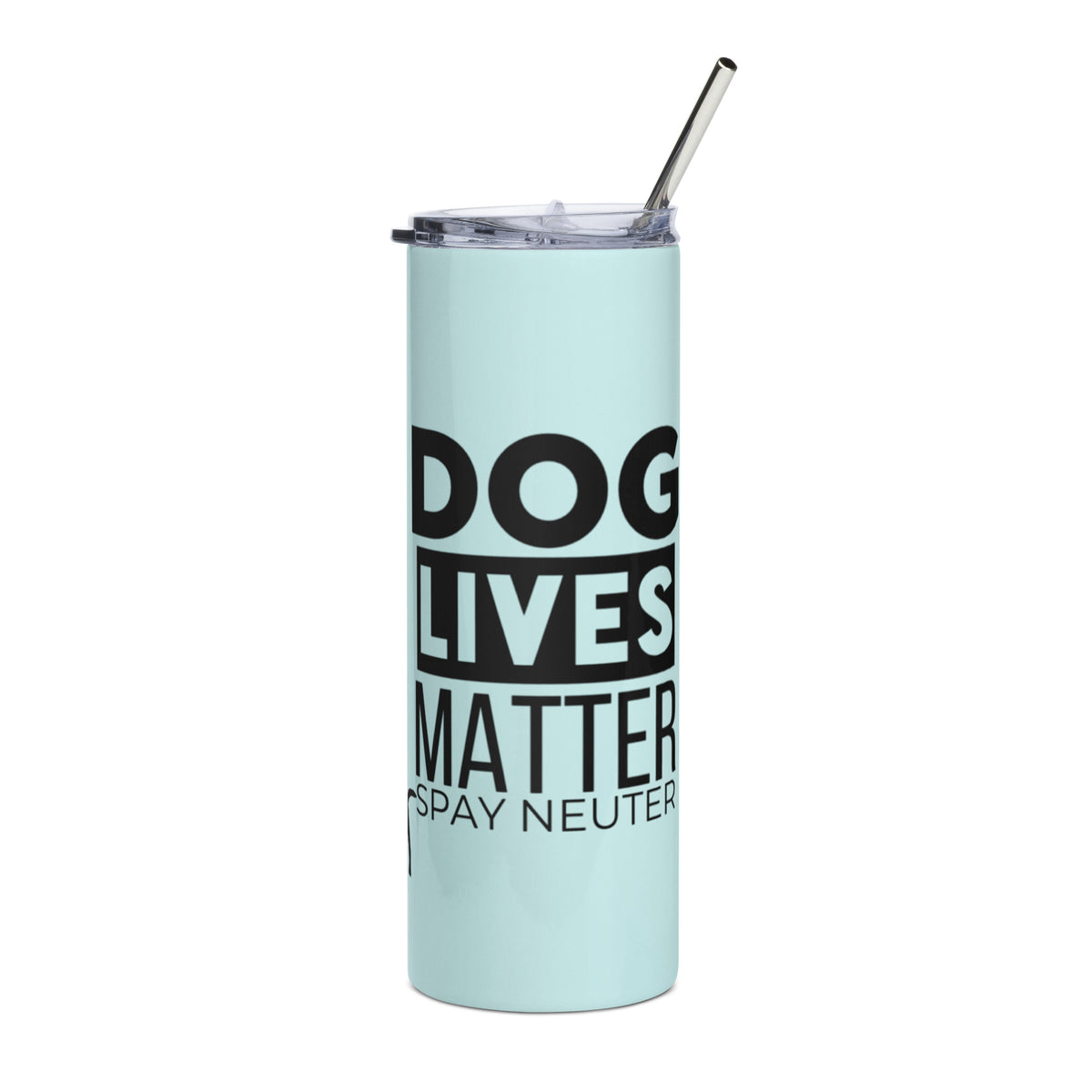 Dog Lives Matter Stainless Steel Tumbler LTBL BKG