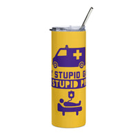 Load image into Gallery viewer, Play Stupid Games, Win Stupid Prizes Stainless Steel Tumbler YW DPG

