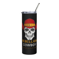 Load image into Gallery viewer, Rock+Reb£llion Cowboy Stainless Steel Tumbler
