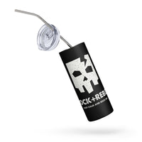 Load image into Gallery viewer, Rock+Reb£llion Cracked Mask Stainless Steel Tumbler - White
