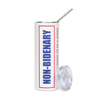 Load image into Gallery viewer, Non-Bidenary RWB Stainless Steel Tumbler
