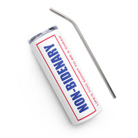 Load image into Gallery viewer, Non-Bidenary RWB Stainless Steel Tumbler
