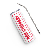 Load image into Gallery viewer, Non-Bidenary Red/White Stainless Steel Tumbler
