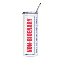Load image into Gallery viewer, Non-Bidenary RBW Stainless Steel Tumbler
