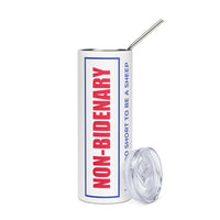 Load image into Gallery viewer, Non-Bidenary RBW Stainless Steel Tumbler
