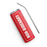Load image into Gallery viewer, Non-Bidenary Red/White Stainless Steel Tumbler
