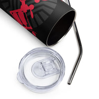 Load image into Gallery viewer, F*ck Around &amp; Find Out Stainless Steel Tumbler BK RWB
