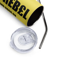Load image into Gallery viewer, Rock+Reb£llion Cassette Side-B Stainless Steel Tumbler - Yellow
