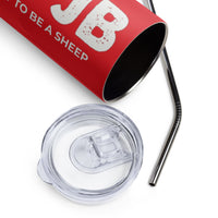 Load image into Gallery viewer, Let&#39;s Go B.... F*JB Red ALOT Stainless Steel Tumbler
