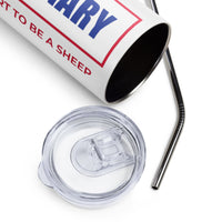 Load image into Gallery viewer, Non-Bidenary RWB Stainless Steel Tumbler
