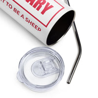 Load image into Gallery viewer, Non-Bidenary Red/White Stainless Steel Tumbler
