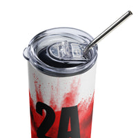 Load image into Gallery viewer, 2A, 1A For Life Stainless Steel Tumbler WTRD BKG
