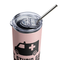 Load image into Gallery viewer, Play Stupid Games, Win Stupid Prizes Stainless Steel Tumbler LTPK BKG
