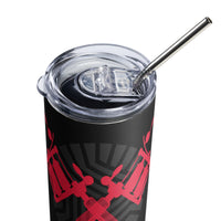 Load image into Gallery viewer, F*ck Around &amp; Find Out Stainless Steel Tumbler BK RWB
