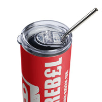 Load image into Gallery viewer, Rock+Reb£llion Cassette Side-A Stainless Steel Tumbler - Red
