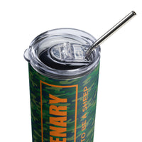 Load image into Gallery viewer, Non-Bidenary Camo Orange Stainless Steel Tumbler
