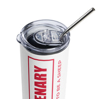 Load image into Gallery viewer, Non-Bidenary Red/White Stainless Steel Tumbler
