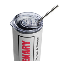 Load image into Gallery viewer, Non-Bidenary Gray/Red Stainless Steel Tumbler
