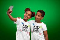 Load image into Gallery viewer, Youth Kid Lives Matter Short Sleeve T-Shirt - White
