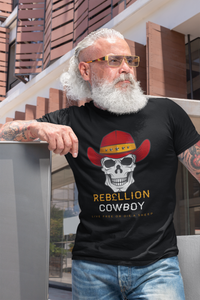 Load image into Gallery viewer, Reb£llion Cowboy LG Men&#39;s T-Shirt
