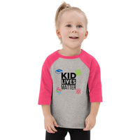 Load image into Gallery viewer, Toddler Kid Lives Matter Baseball Shirt
