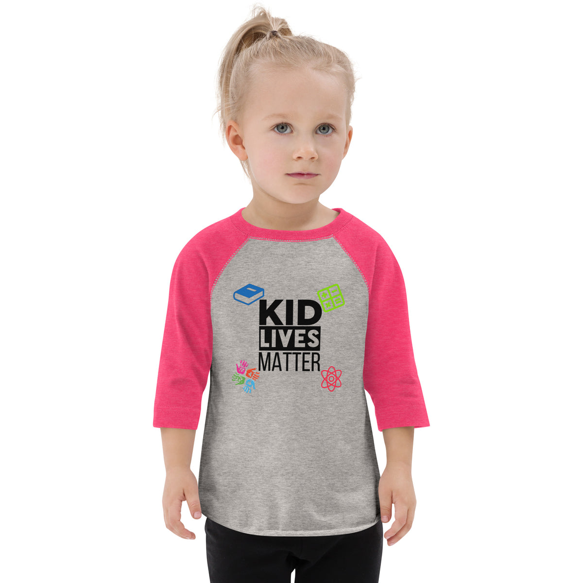 Toddler Kid Lives Matter Baseball Shirt