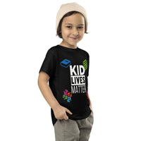 Load image into Gallery viewer, Toddler Kid Lives Matter Short Sleeve T-Shirt - Black
