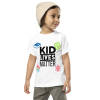 Load image into Gallery viewer, Toddler Kid Lives Matter Short Sleeve T-Shirt - White
