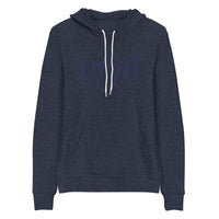 Load image into Gallery viewer, 1776 Navy Embroidered Women&#39;s Fleece Hoodie
