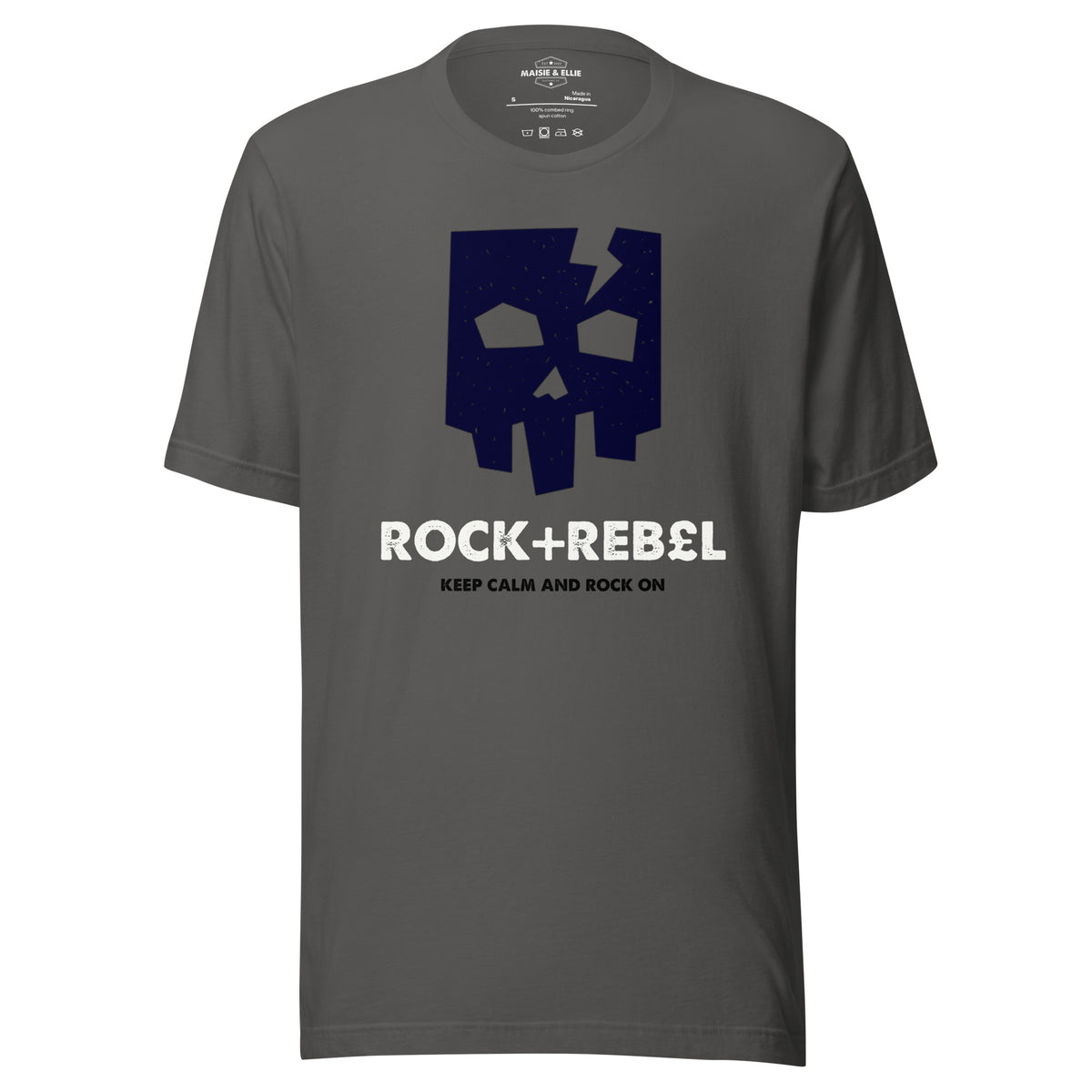 Rock+Reb£llion Cracked Mask BLW Men's T-Shirt