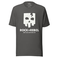 Load image into Gallery viewer, Rock+Reb£llion Cracked Mask WG Men&#39;s T-Shirt
