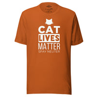 Load image into Gallery viewer, Cat Lives Matter, Spay Neuter WG Men&#39;s T-Shirt
