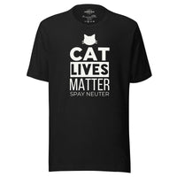Load image into Gallery viewer, Cat Lives Matter, Spay Neuter WG Men&#39;s T-Shirt
